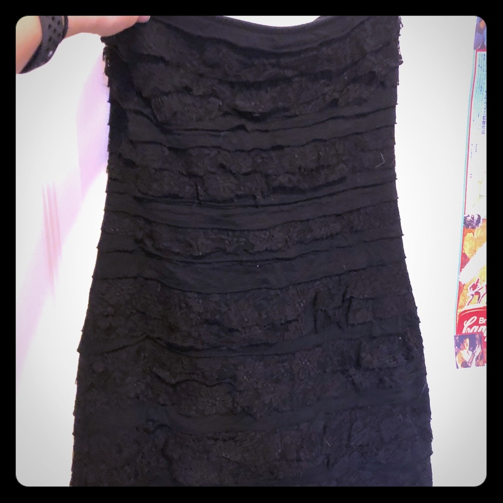 Early 2000s style black minidress